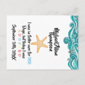 Het is belangrijk voor deze ene Starfish Briefkaart (Voorkant)