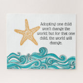 Het is belangrijk voor deze ene Starfish Legpuzzel (Horizontaal)