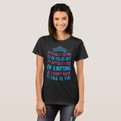 Het is beter als ik blijf breien t-shirt (Voorkant volledig)