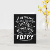Het is beter dan een papaver opa vaders dag Mannen Kaart (Gele Bloem)