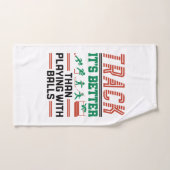 Het is beter dan spelen met ballen handdoek (Handdoek)