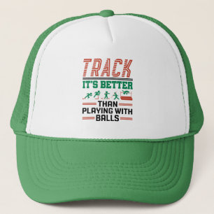 Het is beter dan spelen met ballen trucker pet