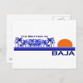 Het is beter in Baja Briefkaart (Voorkant / Achterkant)