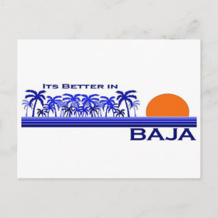 Het is beter in Baja Briefkaart