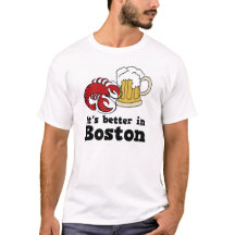 Het is beter in Boston t-shirt