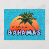 Het is beter in de Bahama's Briefkaart (Voorkant)