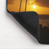 Het is beter in de Bahamas Sunset Mousepad Muismat (Hoek)