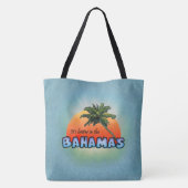 Het is beter in de Bahama's Tote Bag (Achterkant)