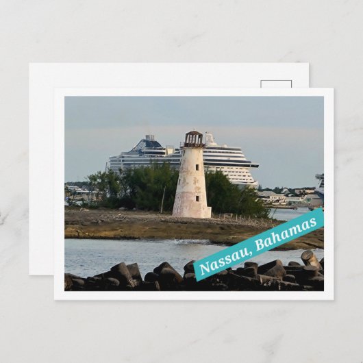 Het is beter in het Bahamas Briefkaart (Voorkant / Achterkant)