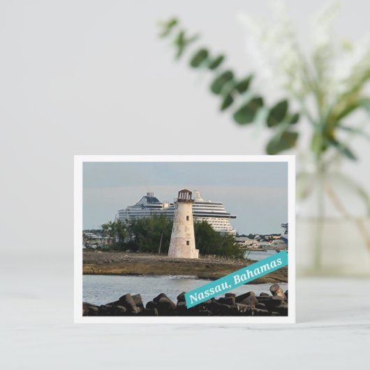 Het is beter in het Bahamas Briefkaart (Staand voorkant)