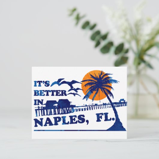 het is beter in NAPELS, FL Briefkaart (Staand voorkant)