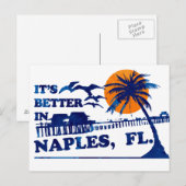 Het is beter in Napels, FL. Briefkaart (Voorkant / Achterkant)