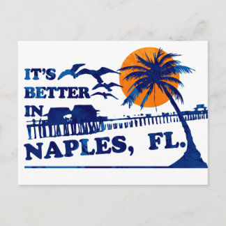 Het is beter in Napels, FL. Briefkaart
