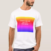 Het is beter om alleen te zijn dan… t-shirt (Voorkant)