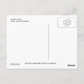 "Het is beter om één kaars aan te steken" briefkaa Briefkaart (Achterkant)