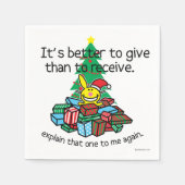 Het is beter om te geven servetten (Voorkant)