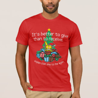 Het is beter om te geven t-shirt