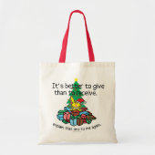 Het is beter om te geven tote bag (Voorkant)