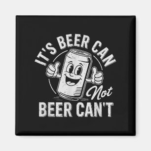 Het is bier kan geen bier kan niet Motiverend drin Magneet