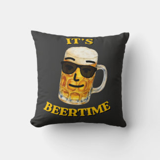 Het is bier-tijd Cool Bier T-Shirt Kussen