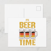 Het is biertijd briefkaart (Voorkant / Achterkant)