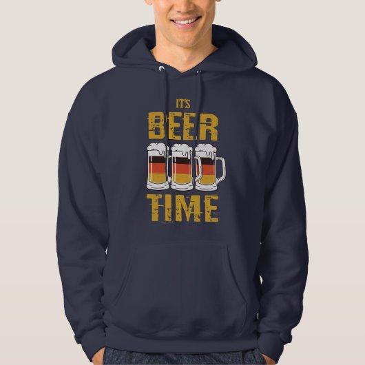 Het is biertijd hoodie (Voorkant)