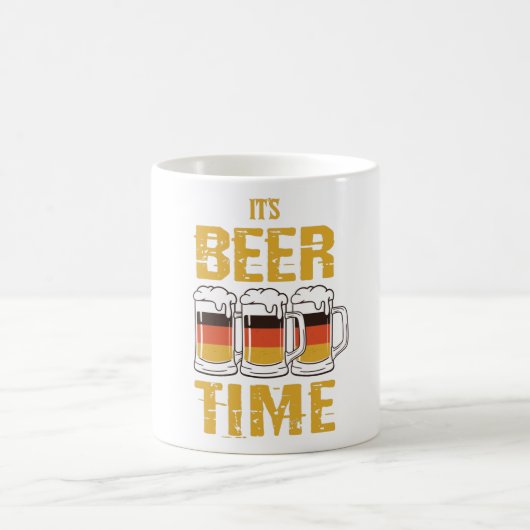 Het is biertijd koffiemok (Center)