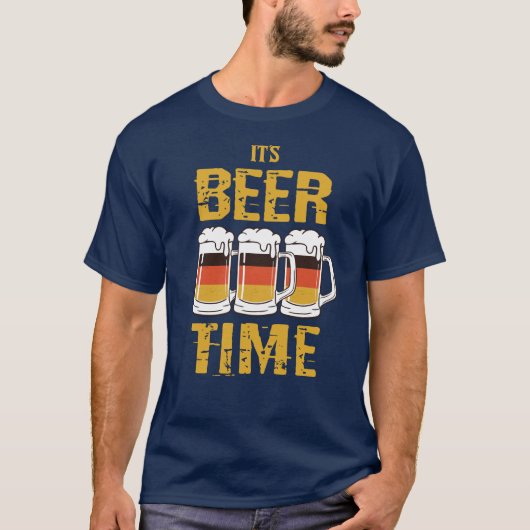Het is biertijd t-shirt (Voorkant)