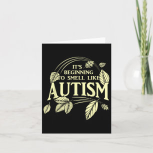 Het is bijna autisme Grappig Autistische Thanksgiv Kaart
