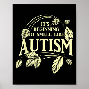 Het is bijna autisme Grappig Autistische Thanksgiv Poster