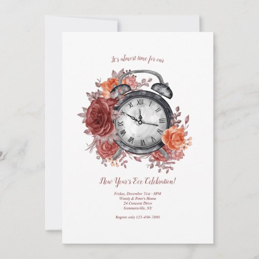 Het is bijna Nieuwjaar Kaart (Voorkant)