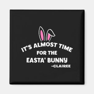 Het is bijna tijd voor de Easta Bunny Clairee Fu T Magneet