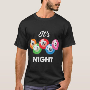 Het is Bingo Night Womens Funny Bingo Player Lover T-shirt