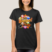 Het is Bingo O'clock Granpa Boardgame Father Day T-shirt (Voorkant)