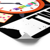 Het is Bingo Time Funny Lucky Gambling Poster (Hoek)