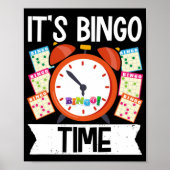Het is Bingo Time Funny Lucky Gambling Poster (Voorkant)