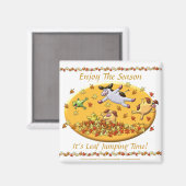 Het is bladspringtijd! magneet (Voorkant / Achterkant)