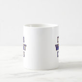 Het is blauw en goud koffiemok (Center)