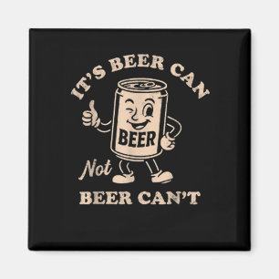 Het is blikje bier niet bier kan niet grappig fees magneet