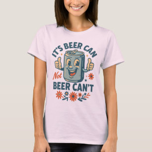 Het is Blikje Bier, Niet Geen Bier – Grappige Retr T-shirt