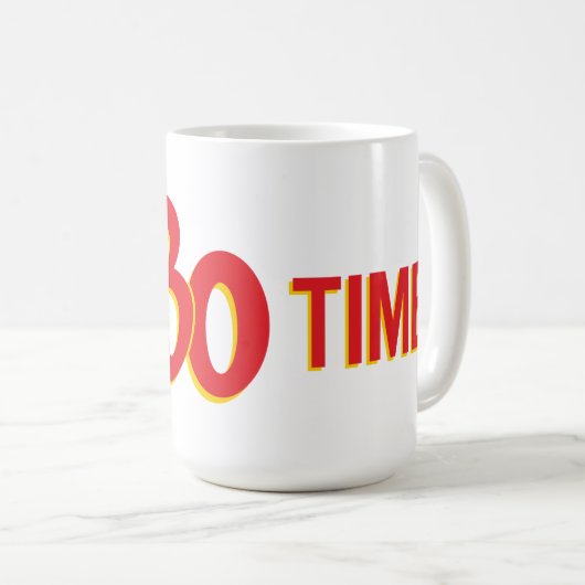 Het is Bo Time. Koffiemok (Voorkant rechts)