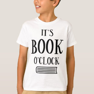 "Het is Book O'Clock" - Grappig lezen Lover T-shir T-shirt