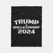 Het is Bulletproof 2024! Vecht! Vecht! Verkiezing Fleece Deken (Voorkant)