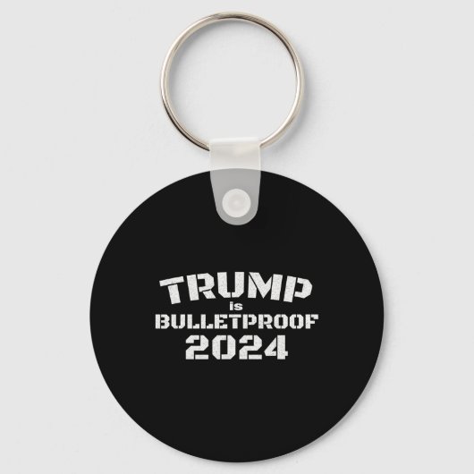 Het is Bulletproof 2024! Vecht! Vecht! Verkiezing Sleutelhanger (Voorkant)