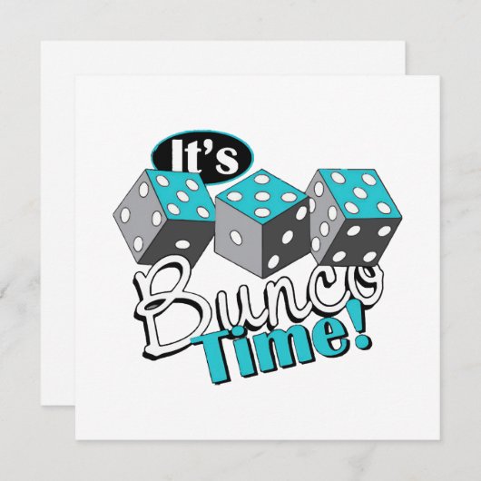 Het is Bunco-tijd! (Voorkant / Achterkant)