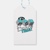 Het is Bunco-tijd! Cadeaulabel (Achterkant)