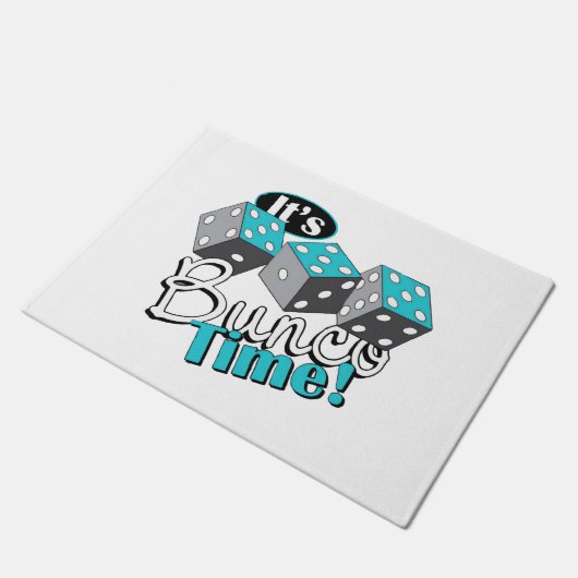 Het is Bunco tijd! Deurmat (Schuin)