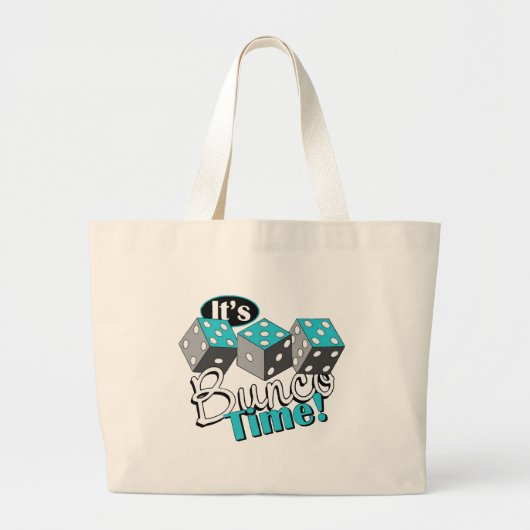 Het is Bunco-tijd! Grote Tote Bag (Voorkant)