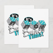 Het is Bunco-tijd! Informatiekaartje (Voorkant / Achterkant)