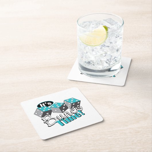 Het is Bunco tijd! Kartonnen Onderzetters (Insitu)